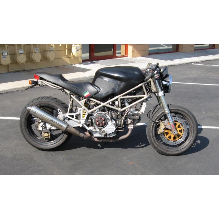 Ducati 600 750 900 Ss ST2 ST4 CNC Racing Fuel Tank Cap xp1 Black New
