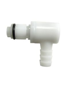 Plastic 5/16" Quick Disconnect With Shut Off Valve (Male)